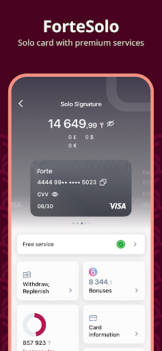ForteApp – онлайн банк