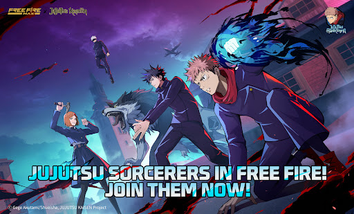 Free Fire MAX x JUJUTSU KAISEN